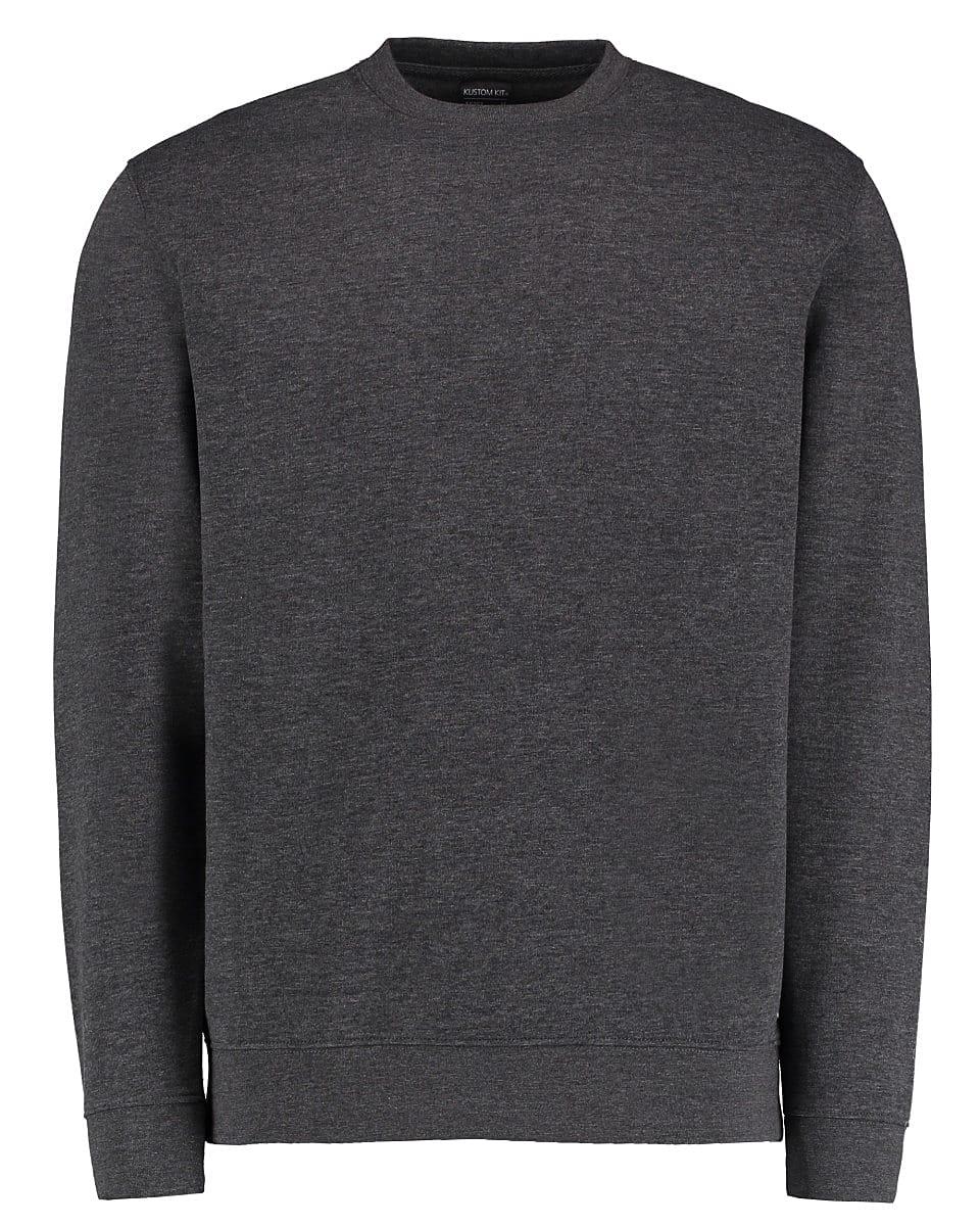 Kustom Kit Klassic Sweatshirt in Dark Grey Marl (Product Code: KK302)