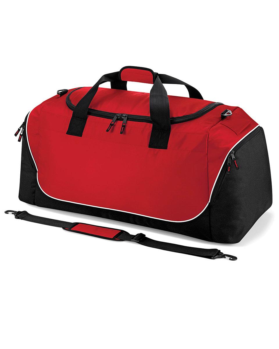 Quadra Teamwear Jumbo Kit Bag in Classic Red / Black / White (Product Code: QS88)