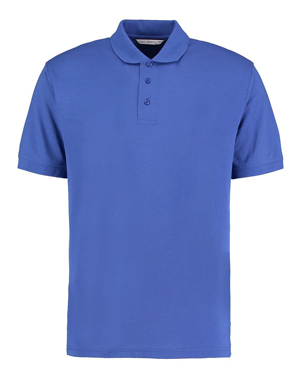 Kustom Kit Mens Klassic Superwash Polo Shirt in Royal Blue (Product Code: KK403)