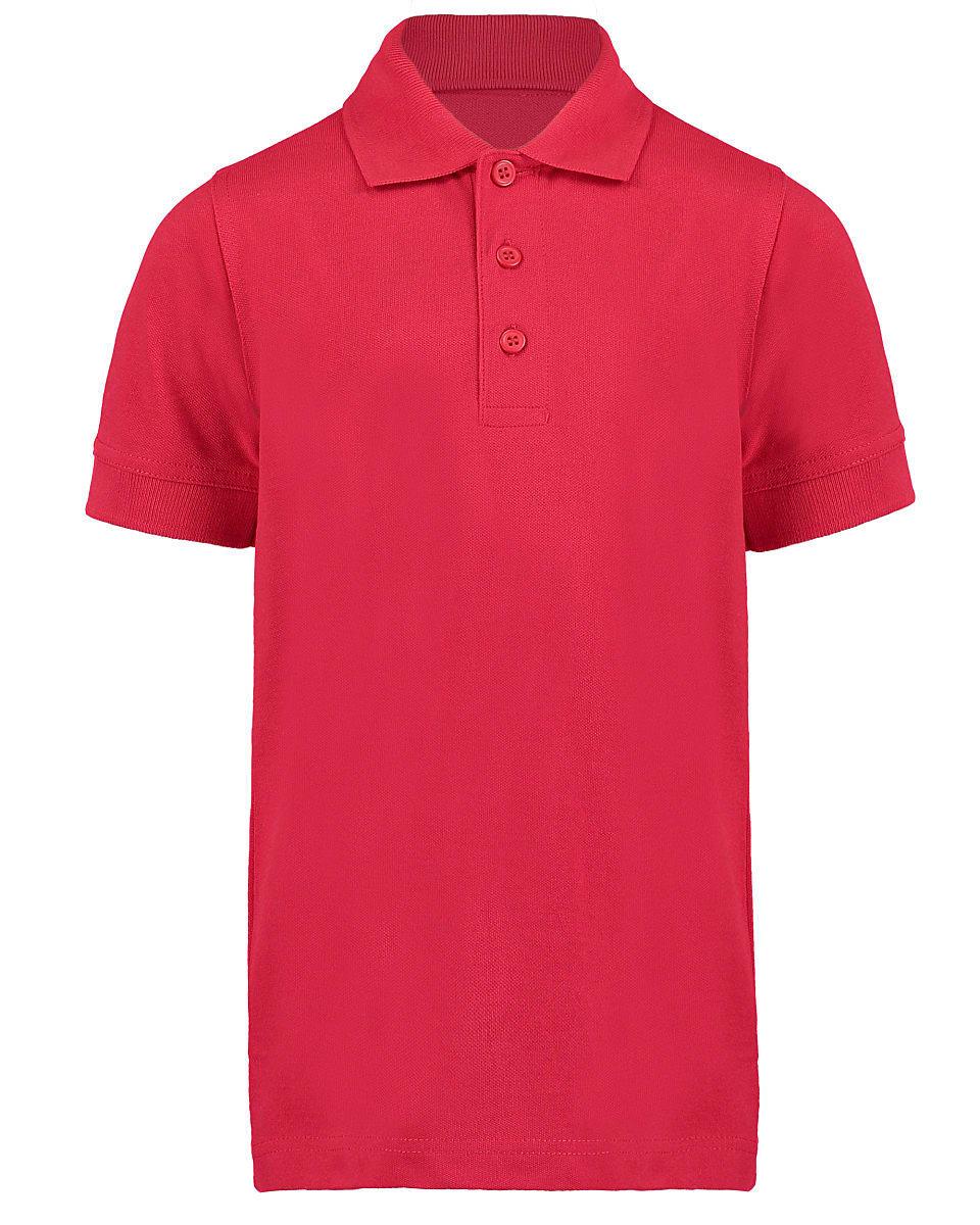 Kustom Kit Childrens Klassic Superwash 60 Polo Shirt in Red (Product Code: KK406)