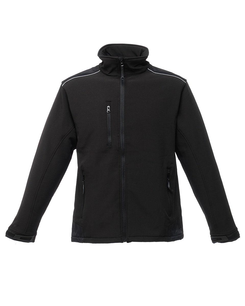 Regatta Sandstorm Workwear Softshell Jacket in Black (Product Code: TRA651)