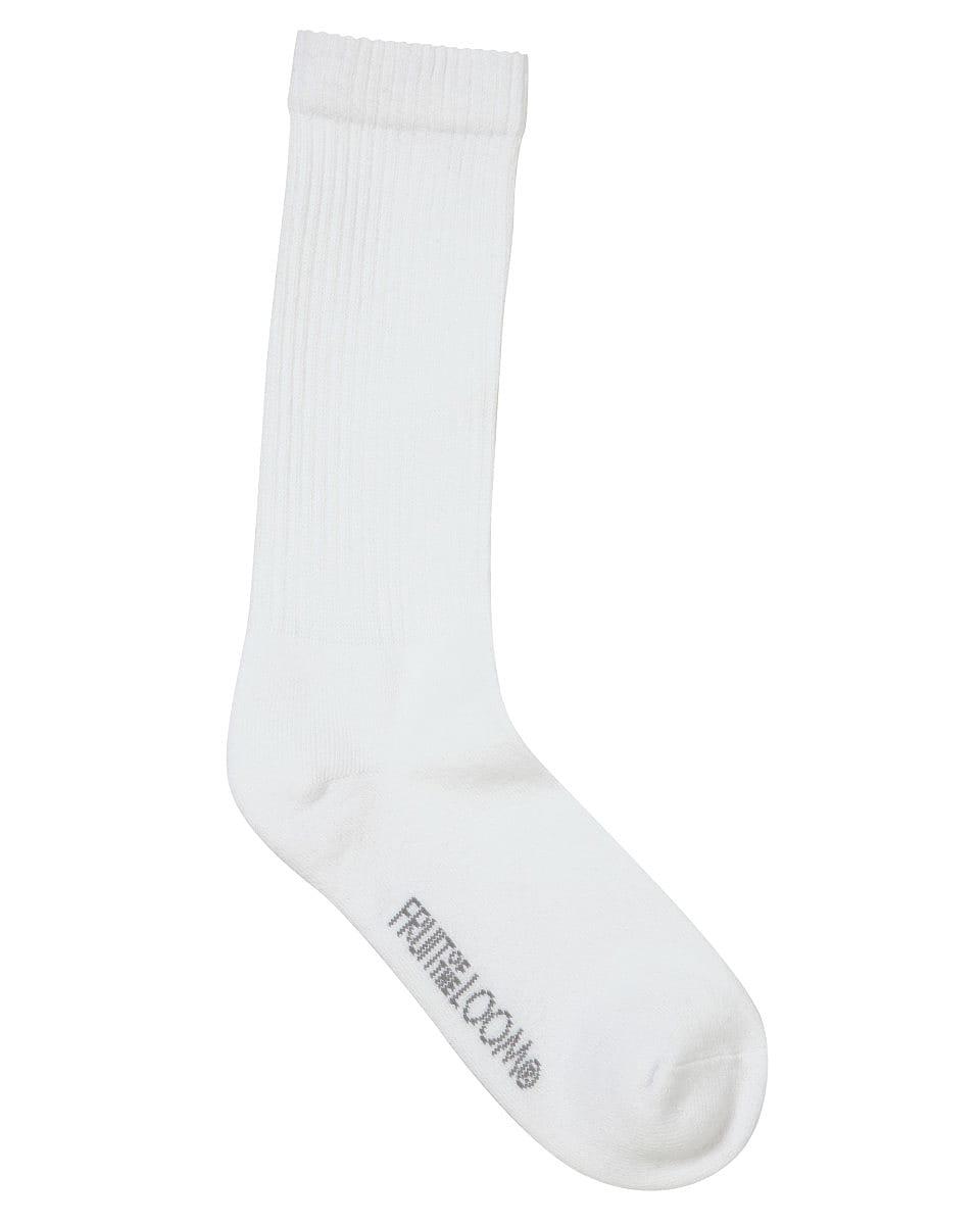 Fruit Of The Loom Crew Socks (3 Pack) | 67600 | Workwear Supermarket