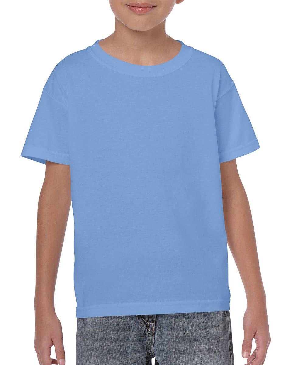 Gildan Childrens Heavy Cotton T-Shirt in Carolina Blue (Product Code: 5000B)