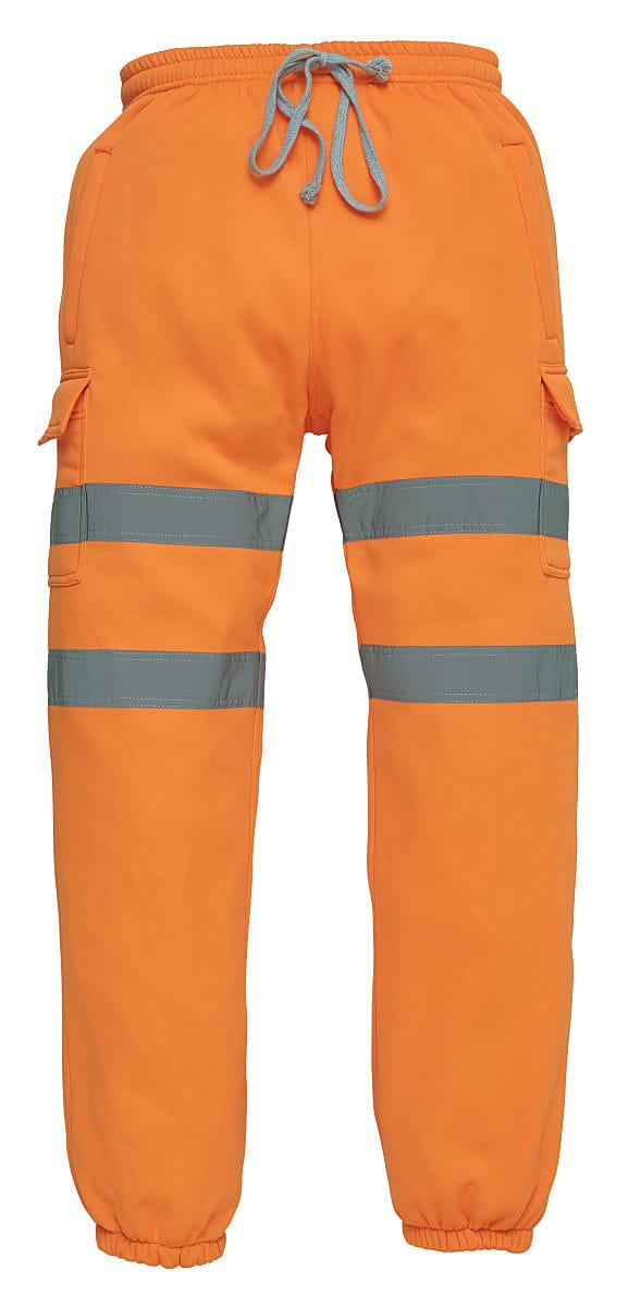 Yoko Hi-Viz Jogging Pants in Hi-Viz Orange (Product Code: HV016T)