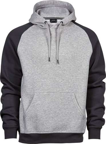 Tee Jays Mens Two-Tone Hoodie