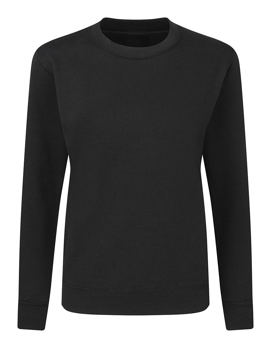 SG Womens Crew Neck Sweatshirt in Black (Product Code: SG20F)