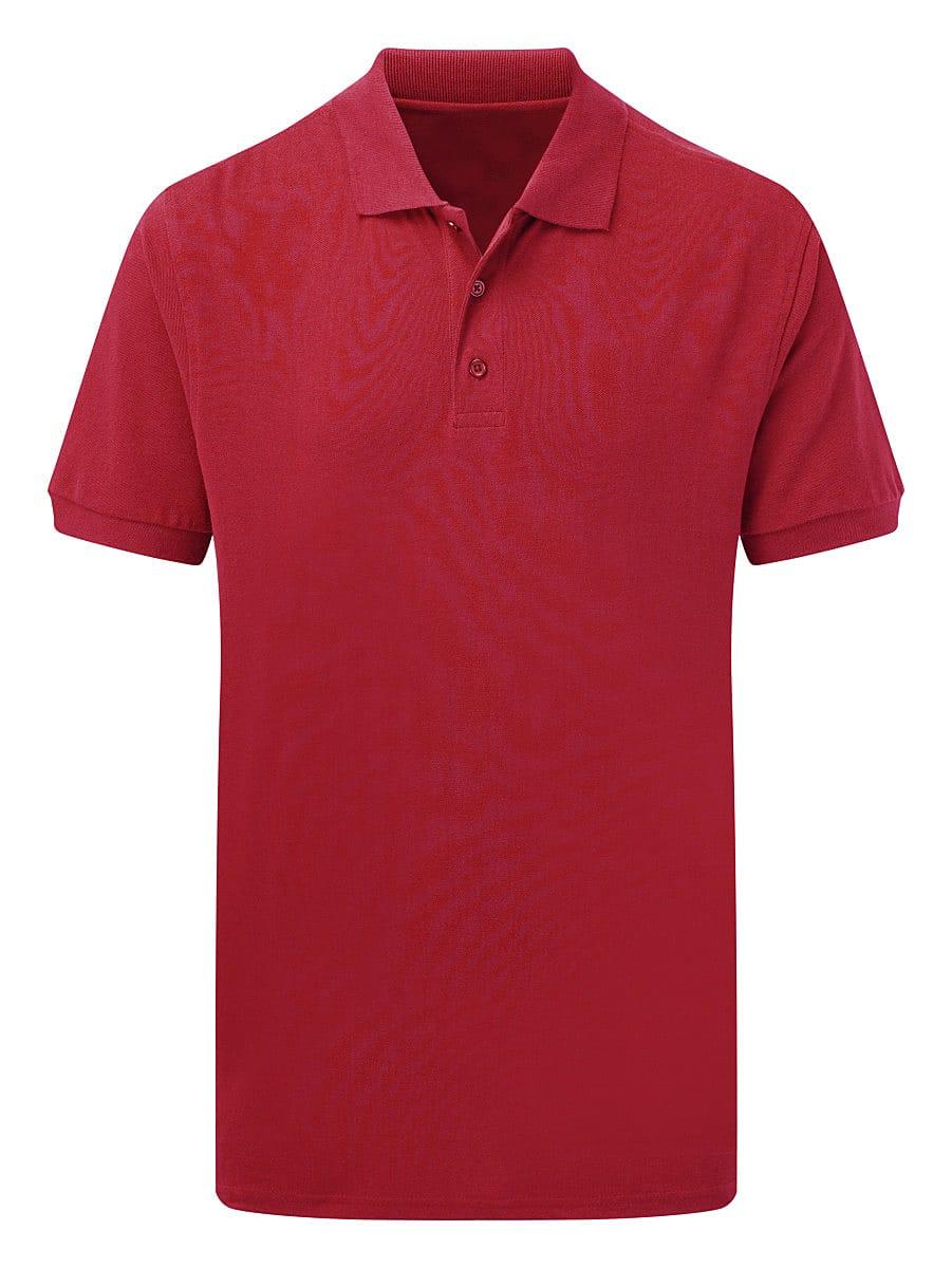 SG Mens Cotton Polo Shirt in Red (Product Code: SG50)