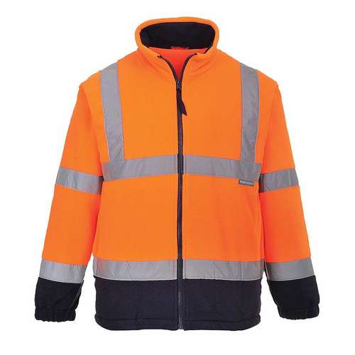 Portwest Hi-Viz Two Tone Fleece Jacket - F301