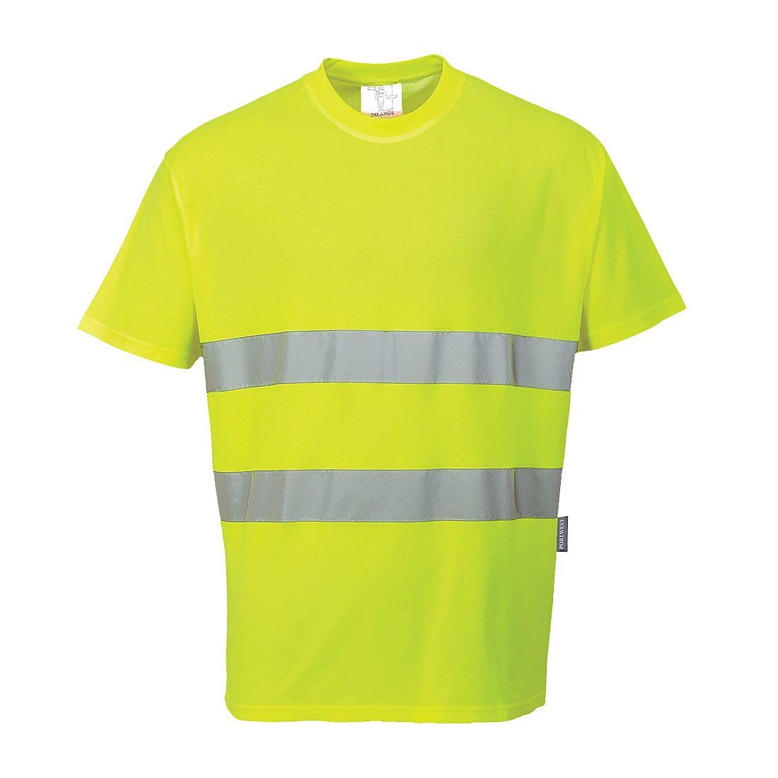Portwest Cotton Comfort T-Shirt in Yellow (Product Code: S172)