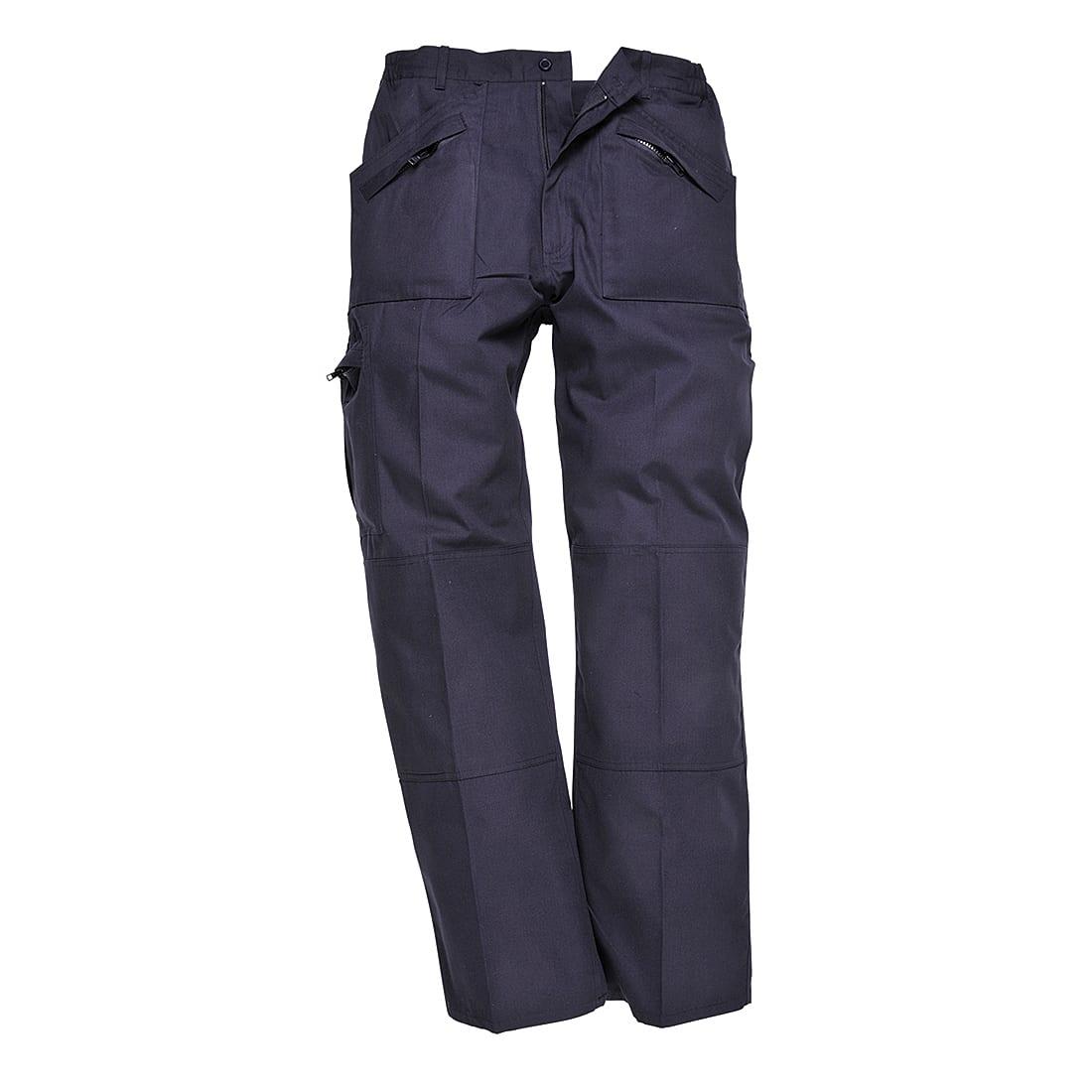 Portwest Classic Action Trousers - Texpel Finish in Navy (Product Code: S787)