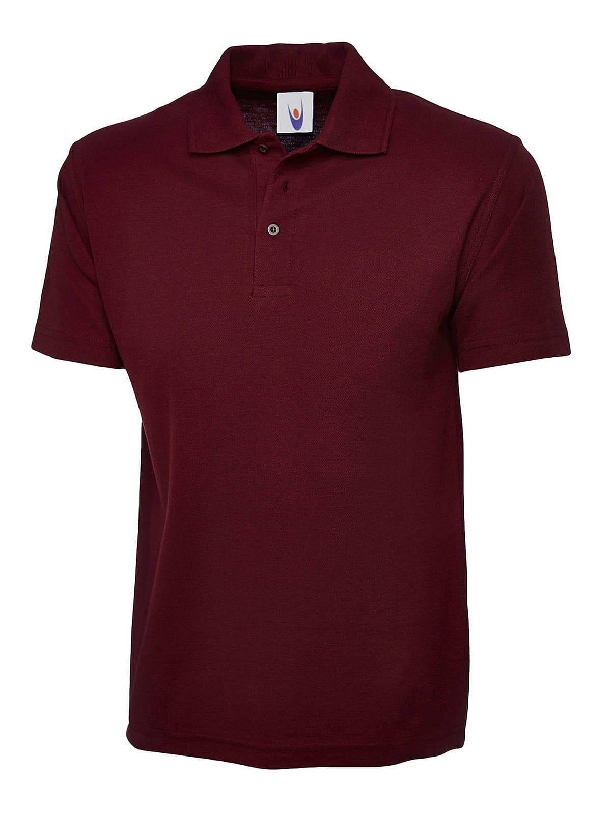Uneek 220GSM Classic Polo Shirt in Maroon (Product Code: UC101)