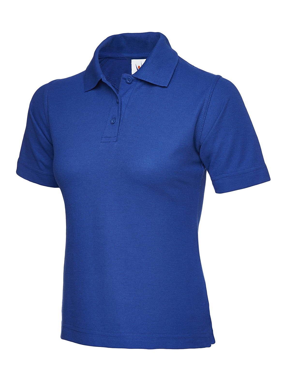 Uneek 220GSM Womens Polo Shirt in Royal Blue (Product Code: UC106)