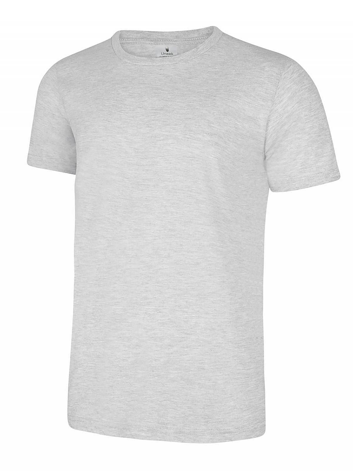 Uneek 150GSM Olympic T-Shirt in Heather Grey (Product Code: UC320)