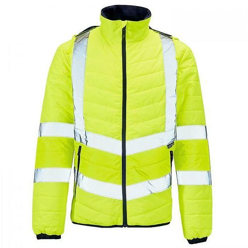 Supertouch Hi-Vis Yellow Puffer Jacket