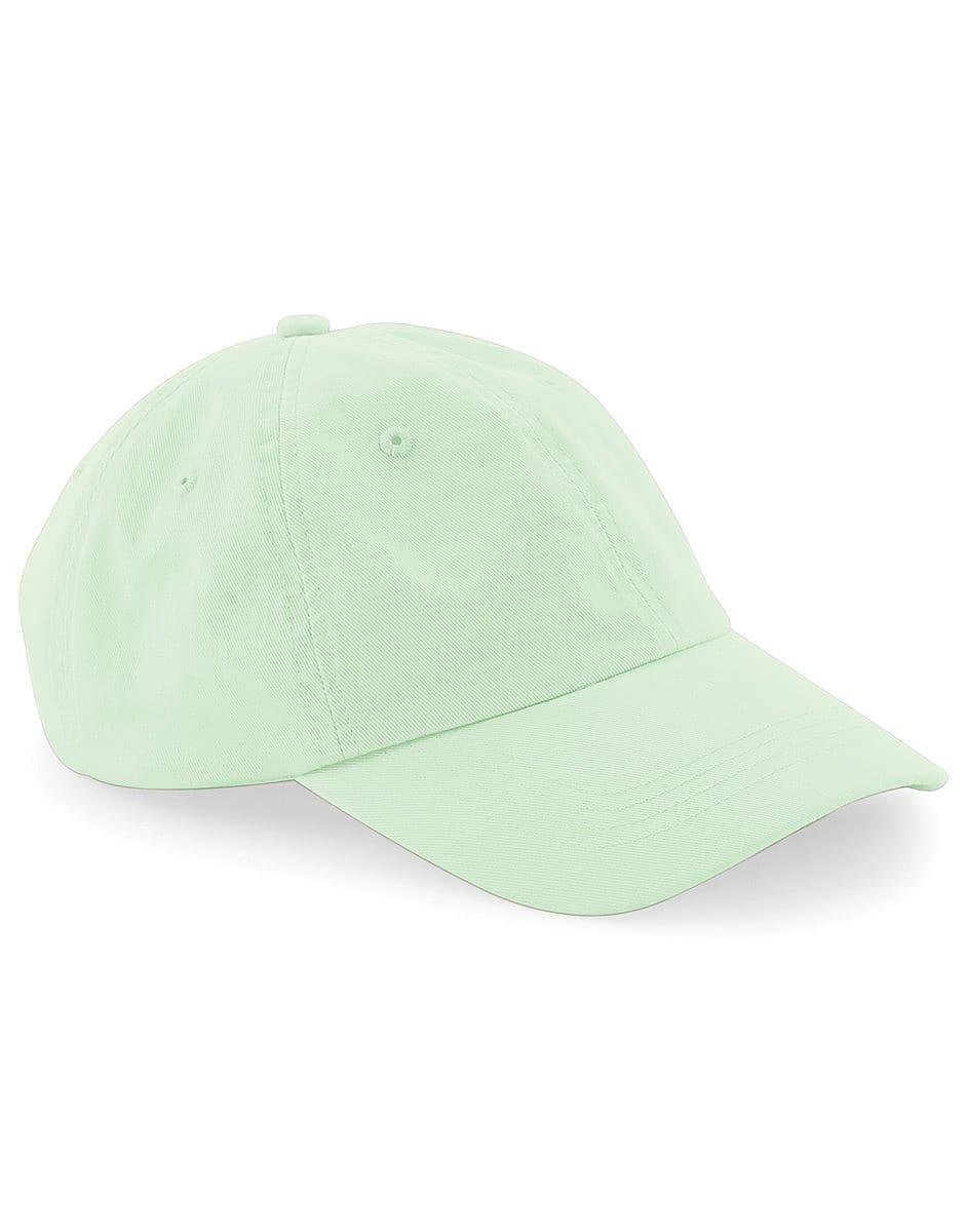 Beechfield Low Profile 6 Panel Dad Cap in Pastel Mint (Product Code: B653)