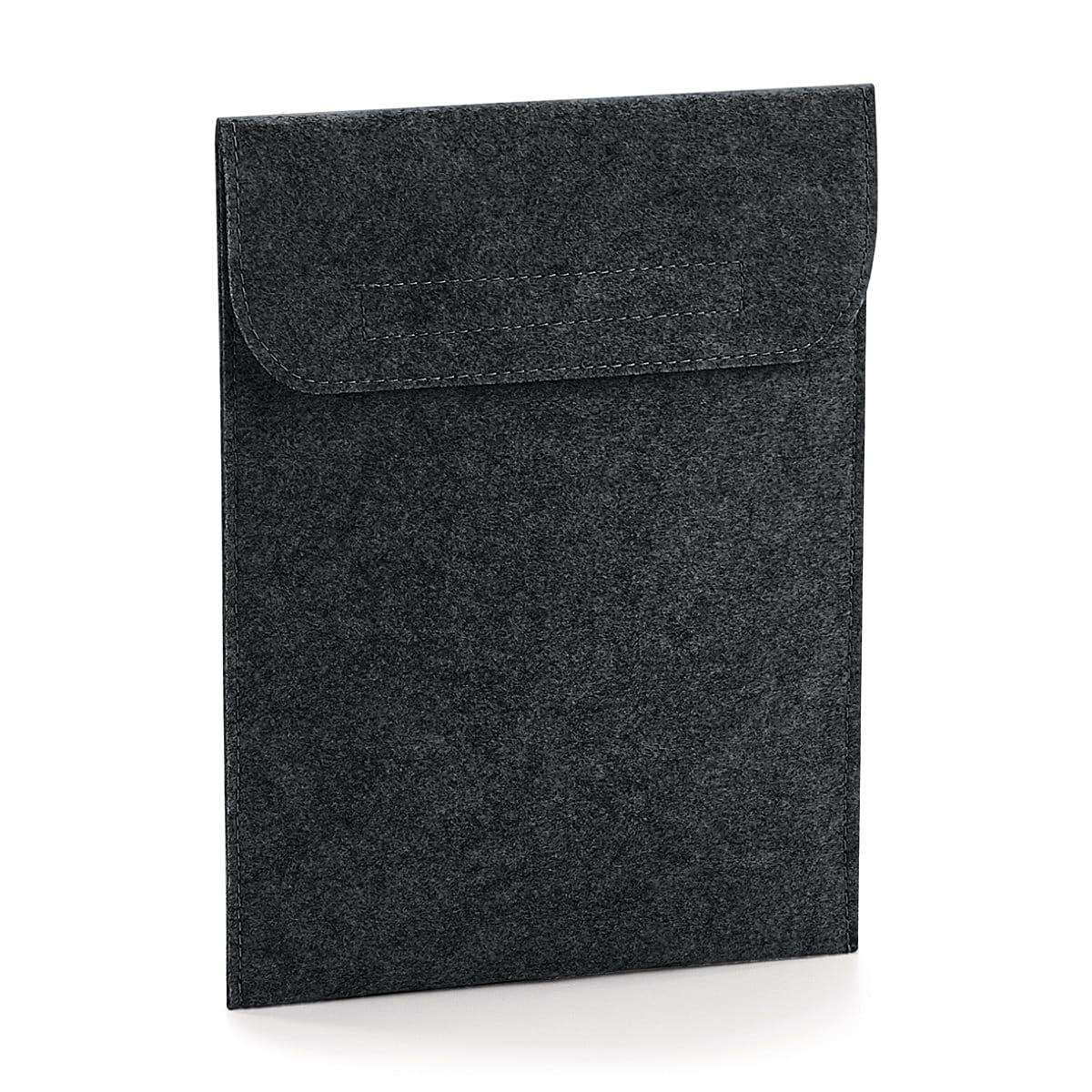 Bagbase Felt iPad Slip in Charcoal Melange (Product Code: BG727)