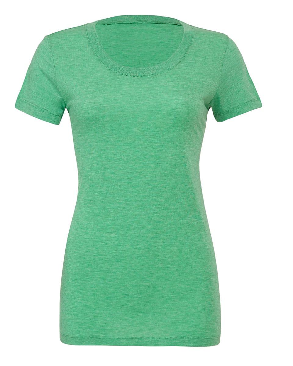 Bella Womens Triblend Short-Sleeve T-Shirt in Green Triblend (Product Code: BE8413)