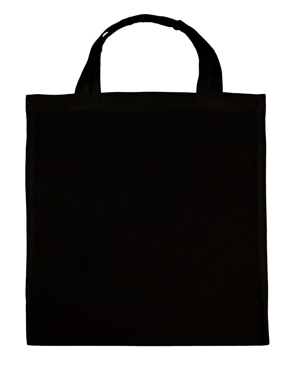 Jassz Bags Cedar Cotton Short-Handle Shopper in Black (Product Code: 3842SH)