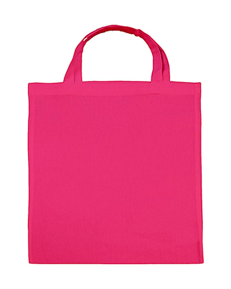 Jassz Bags Cedar Cotton Short-Handle Shopper in Magenta (Product Code: 3842SH)
