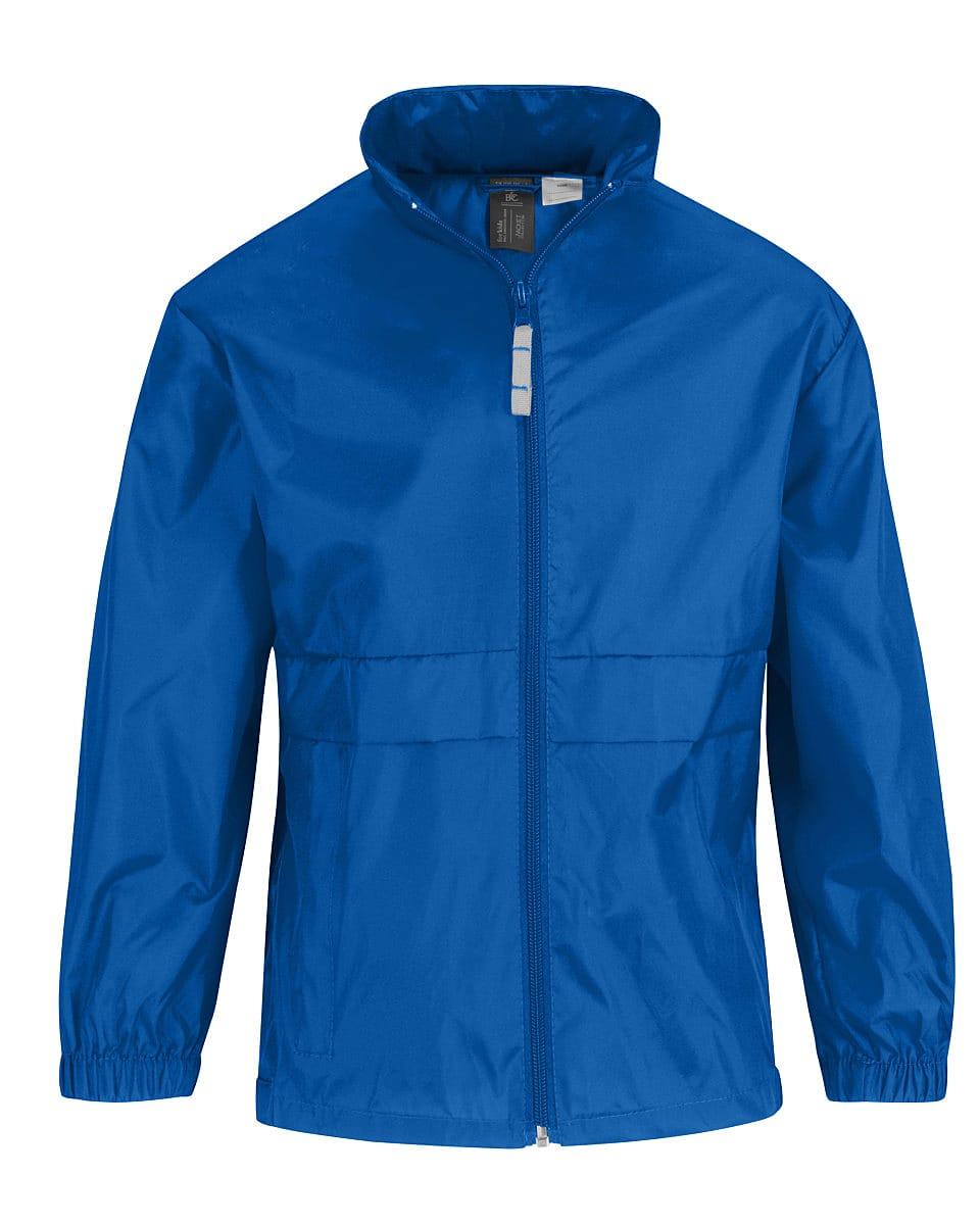 B&C Childrens Sirocco Lightweight Jacket in Royal Blue (Product Code: JK950)