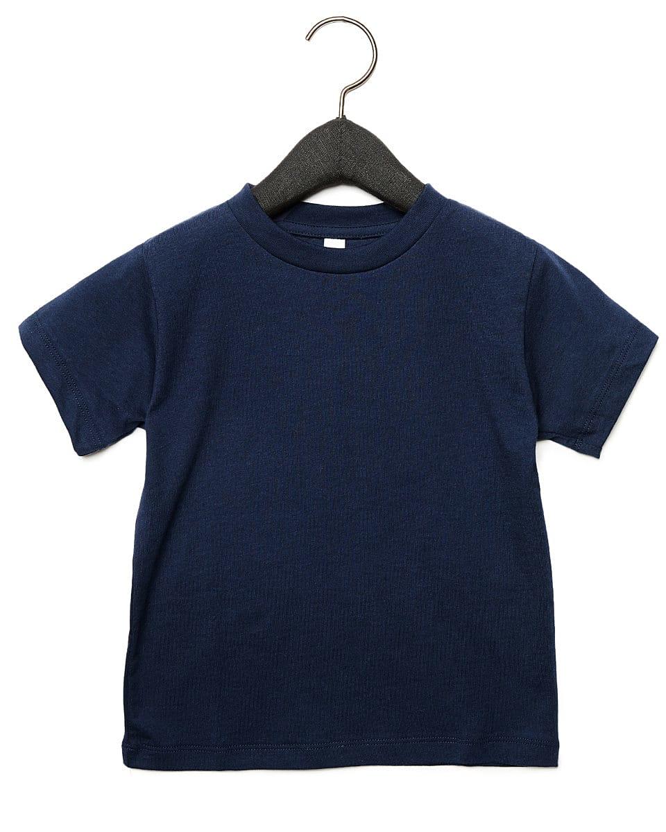 Bella Canvas Toddler Jersey Short-Sleeve T-Shirt in Navy Blue (Product Code: CA3001T)