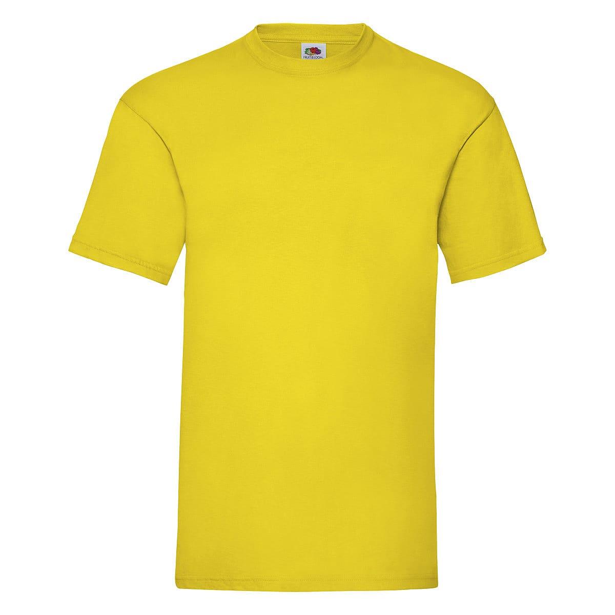 Fruit Of The Loom Valueweight T-Shirt in Yellow (Product Code: 61036)