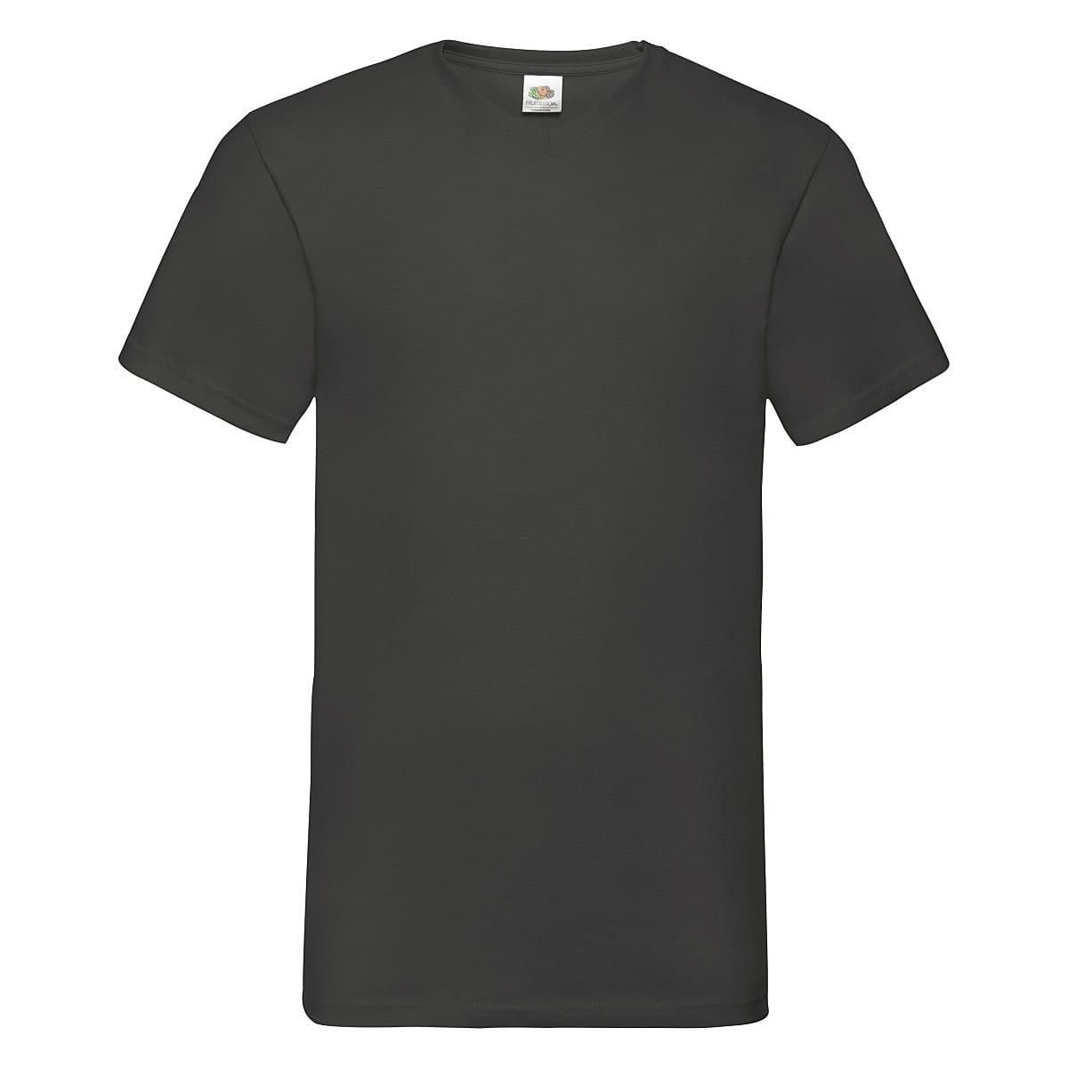 Fruit Of The Loom Valueweight V-Neck T-Shirt in Light Graphite (Product Code: 61066)