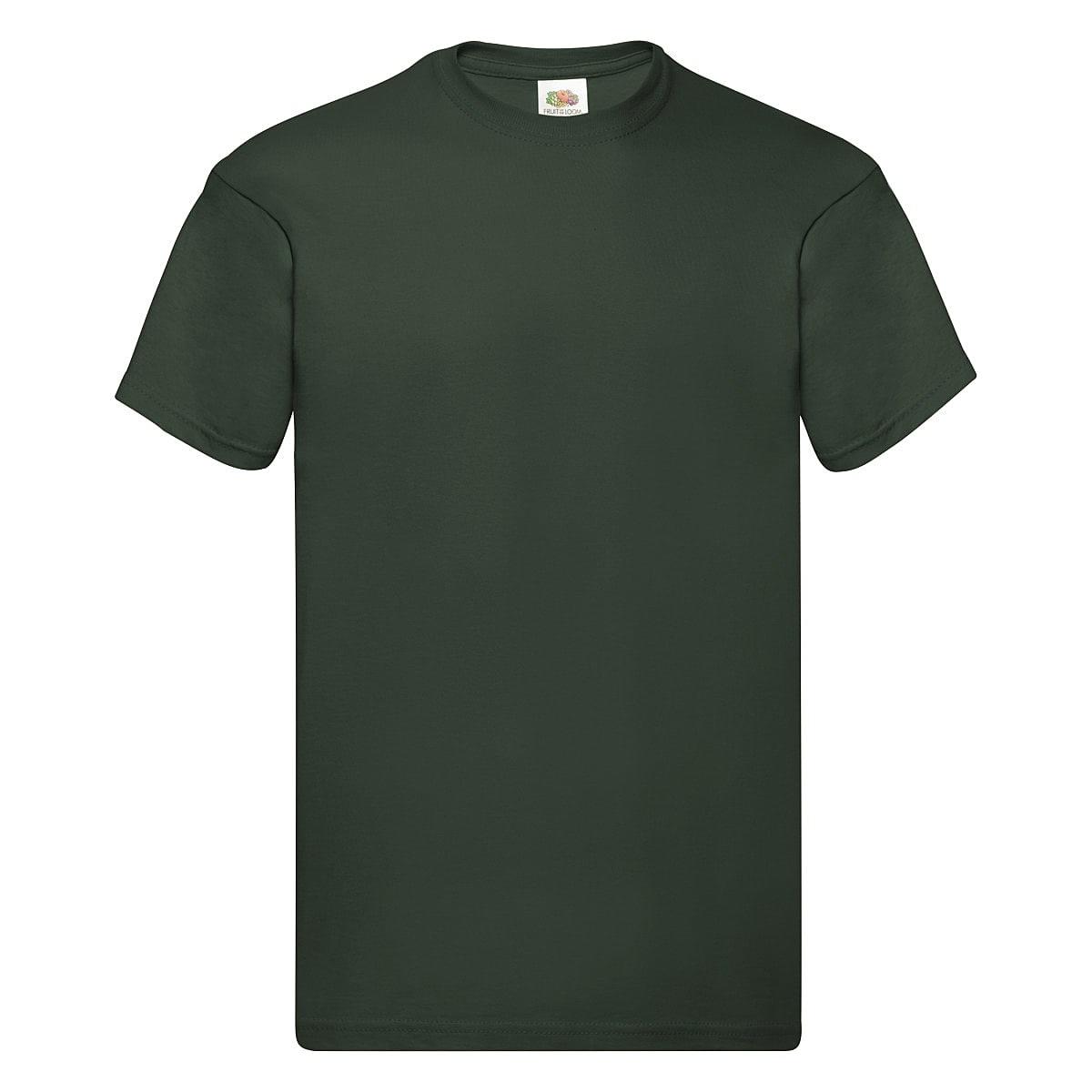 Fruit Of The Loom Original Full Cut T-Shirt in Bottle Green (Product Code: 61082)