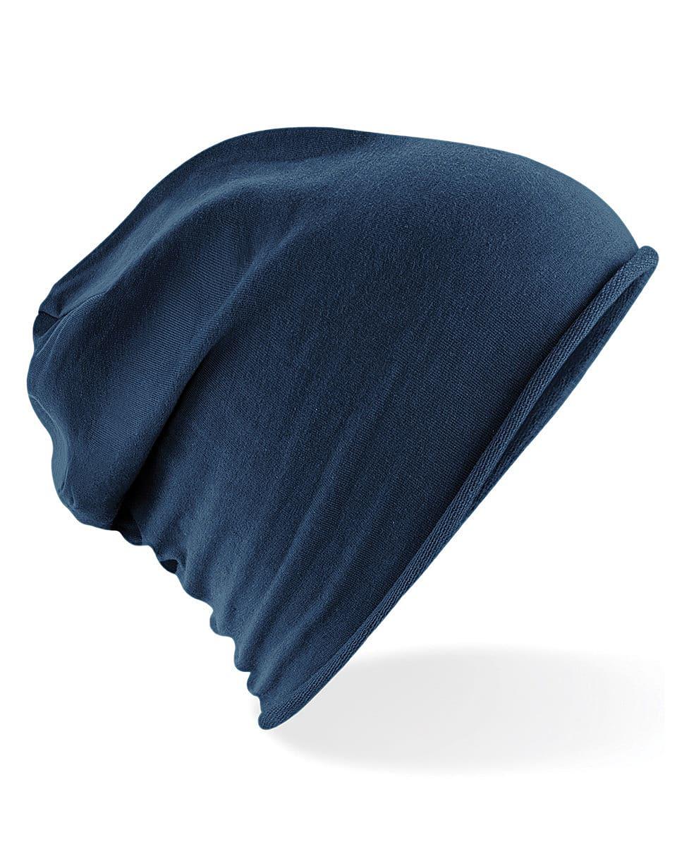 Beechfield Jersey Beanie Hat in Navy Blue (Product Code: B361)
