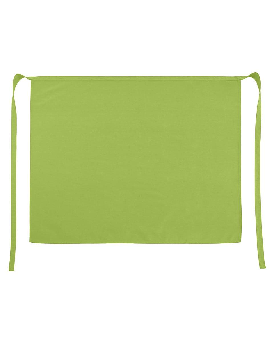 Jassz Bistro Rome Med Length Apron in Bright Green (Product Code: JG13)