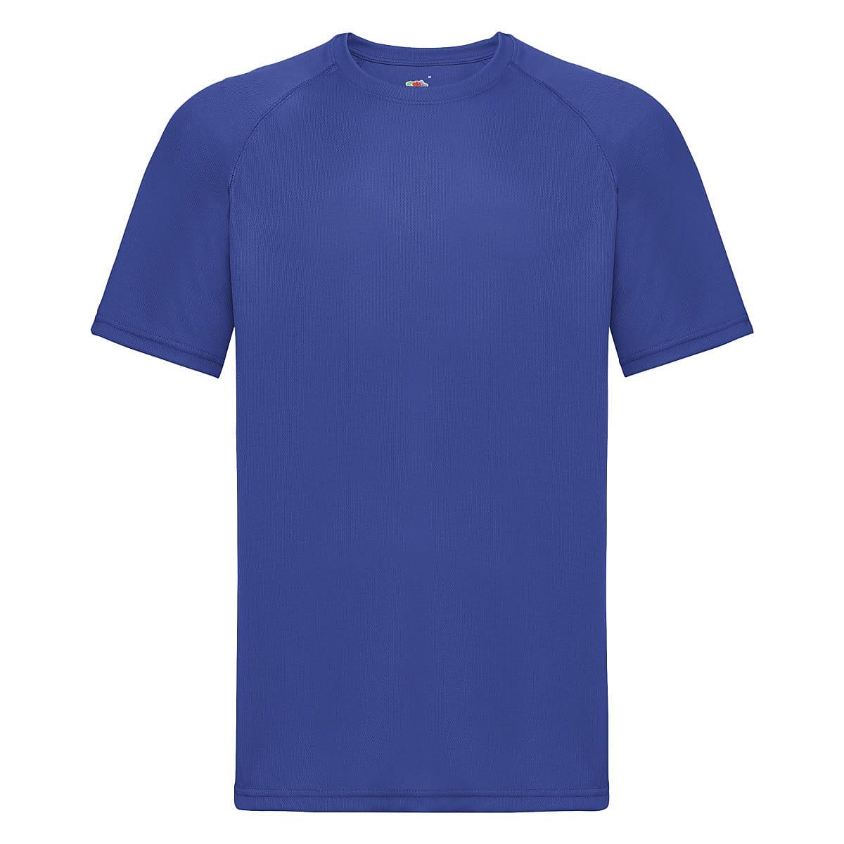 Fruit Of The Loom Mens Performance T-Shirt in Royal Blue (Product Code: 61390)