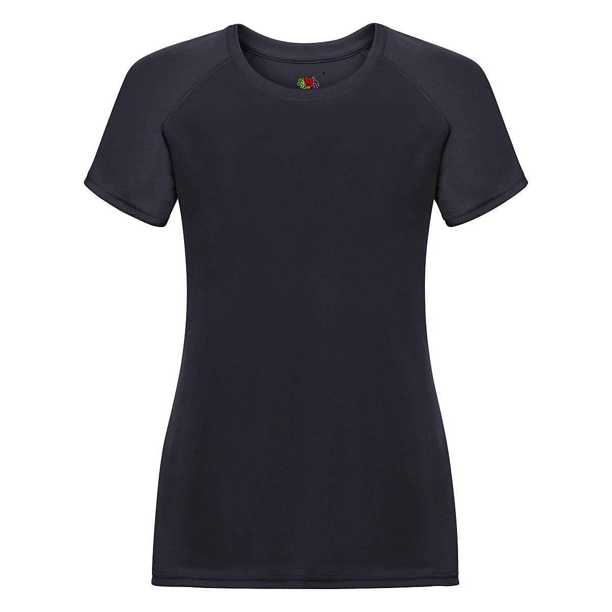 Fruit Of The Loom Womens Performance T-Shirt in Deep Navy (Product Code: 61392)