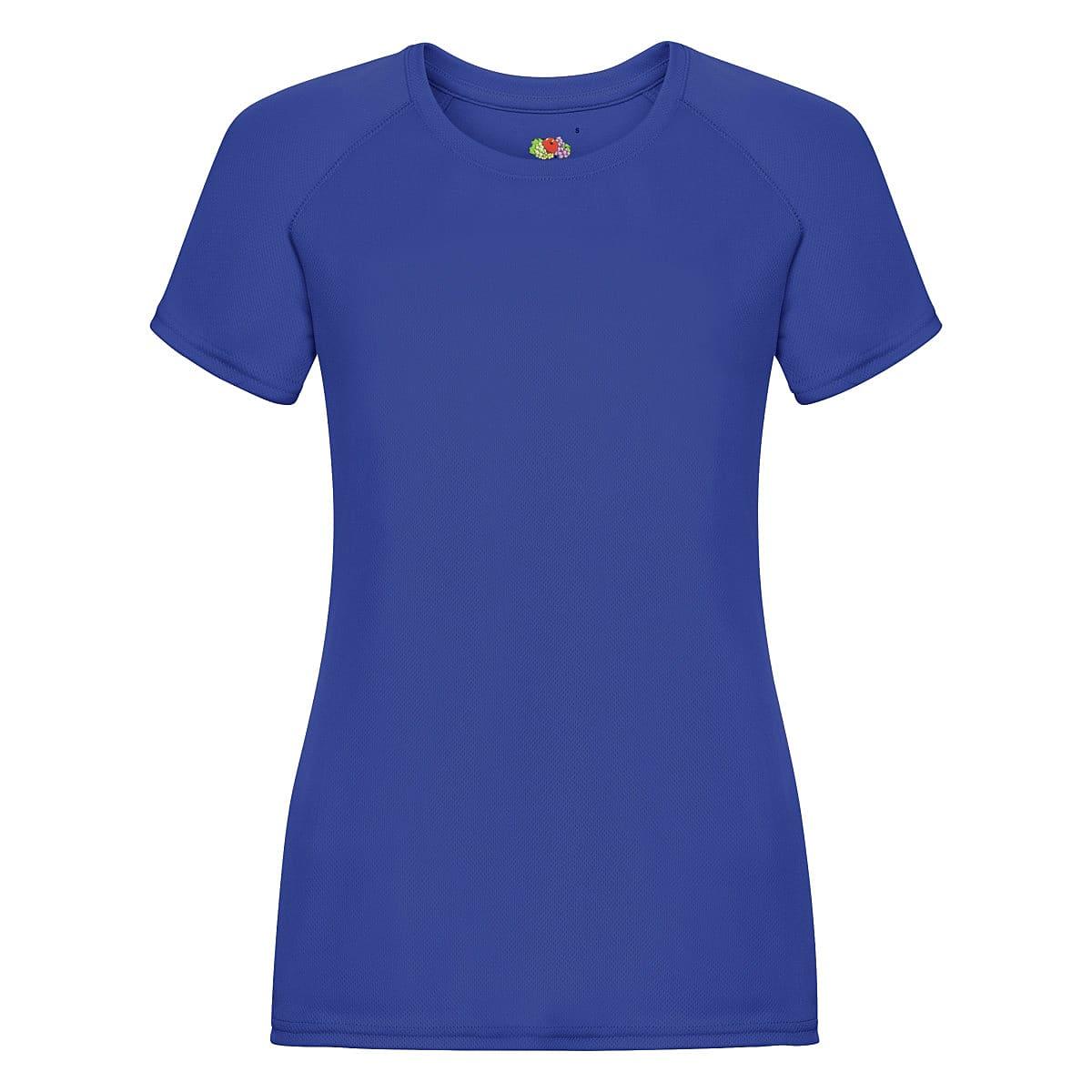 Fruit Of The Loom Womens Performance T-Shirt in Royal Blue (Product Code: 61392)