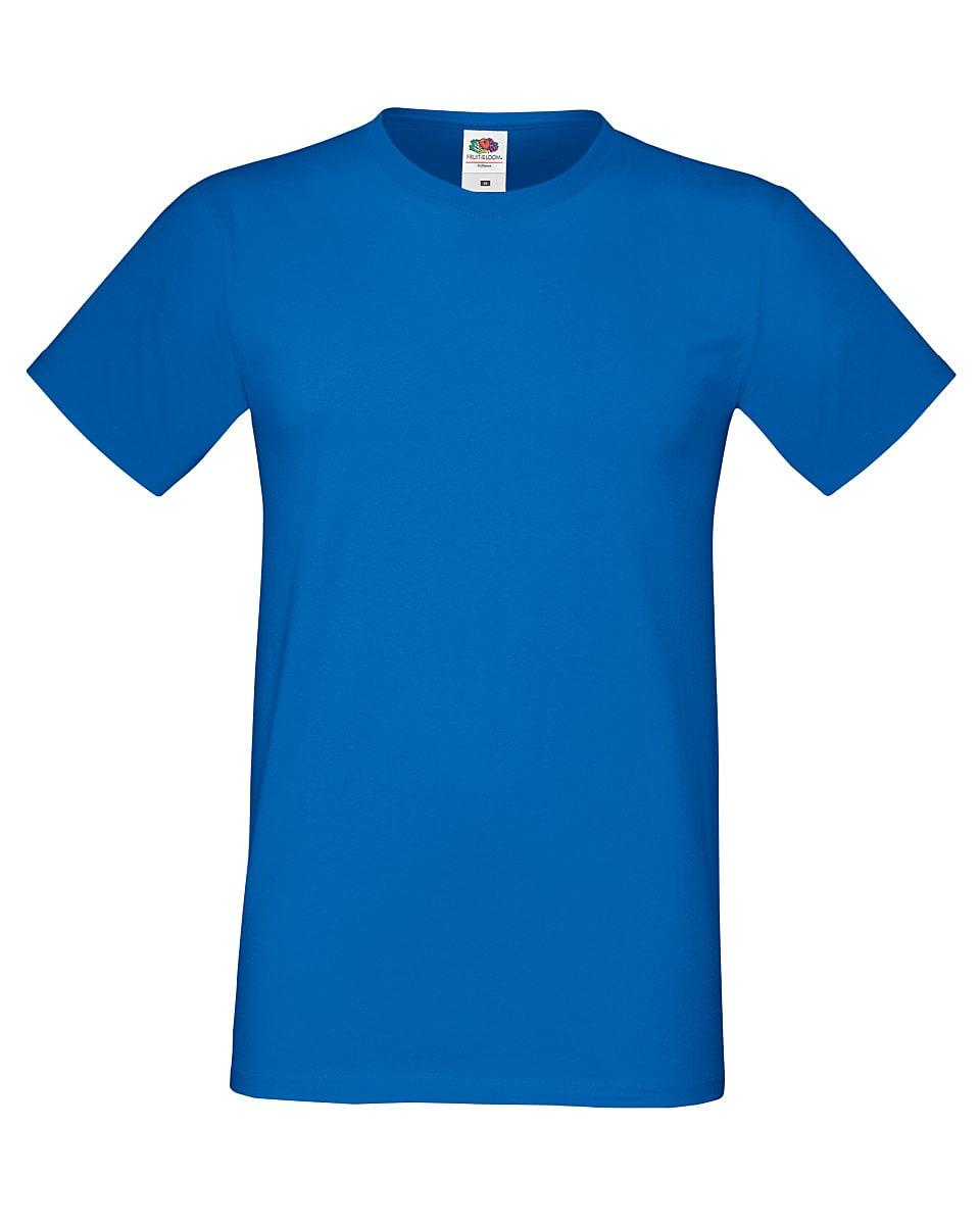 Fruit Of The Loom Mens Softspun T-Shirt in Royal Blue (Product Code: 61412)