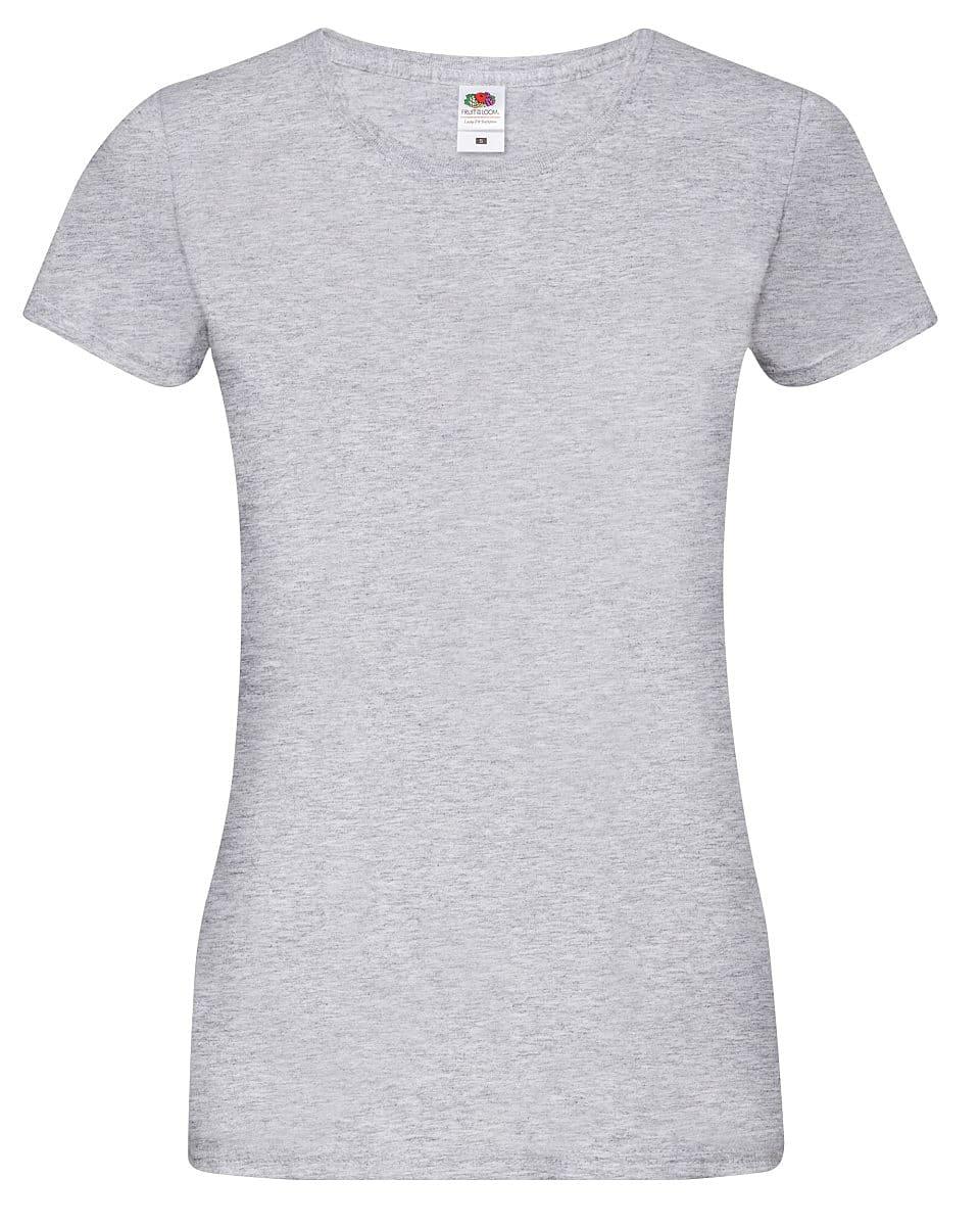 Fruit Of The Loom Womens Softspun T-Shirt in Light Graphite (Product Code: 61414)