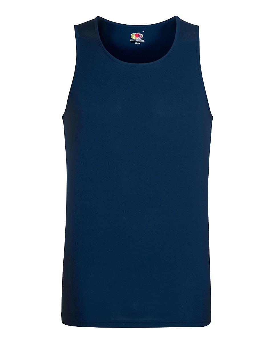 Fruit Of The Loom Mens Performance Vest in Deep Navy (Product Code: 61416)