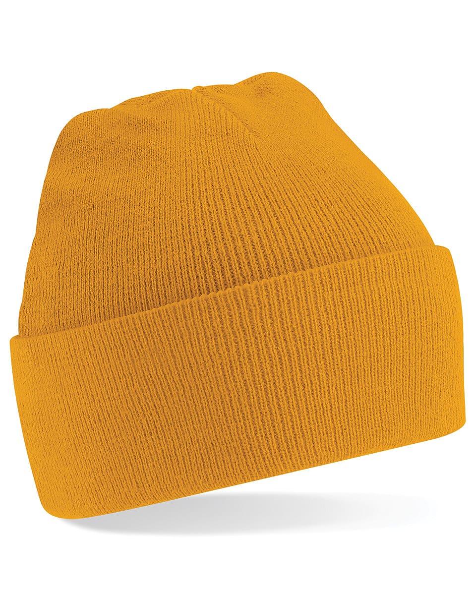 Beechfield Original Cuffed Beanie Hat in Mustard (Product Code: B45)