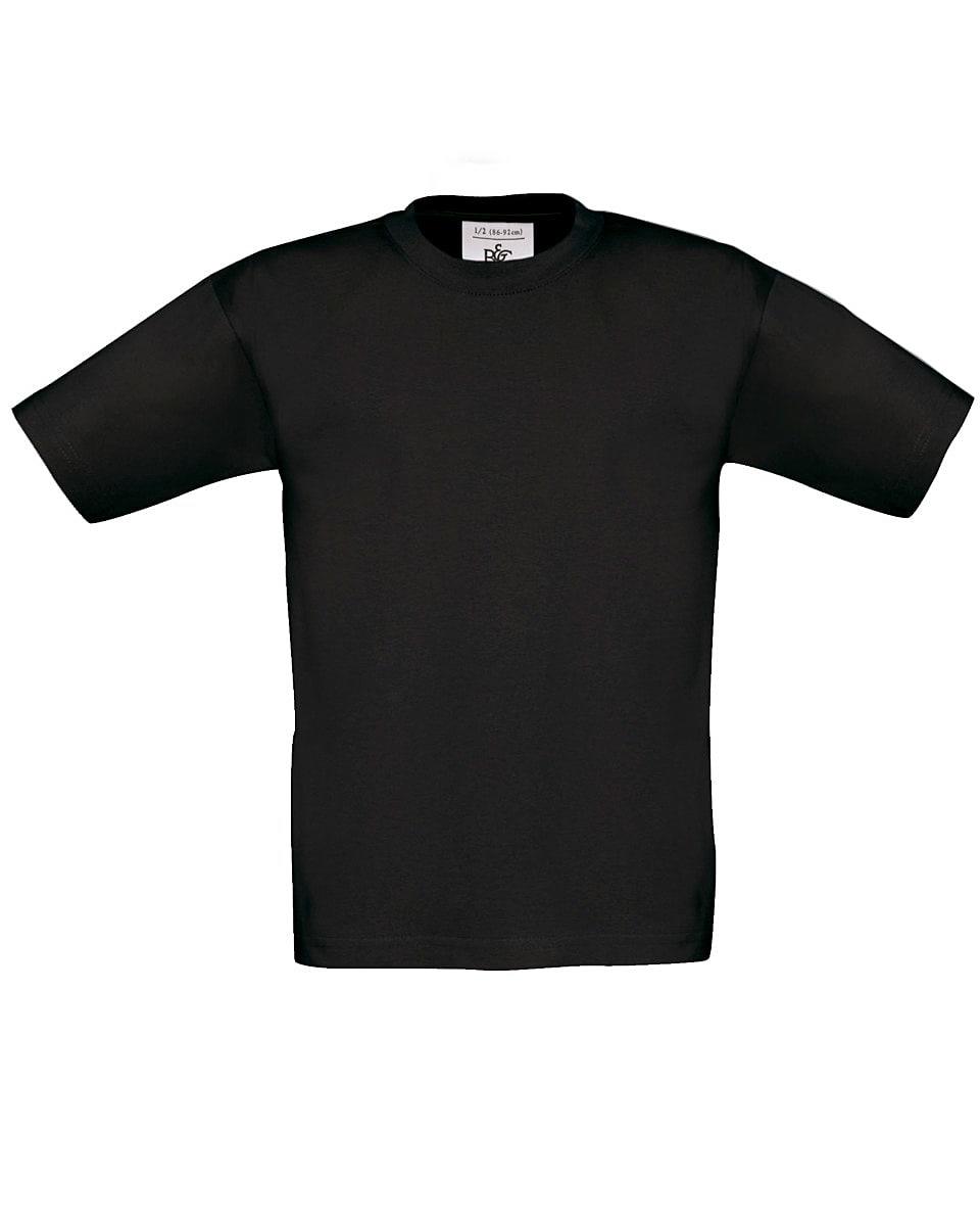 B&C Childrens Exact 150 T-Shirt in Black (Product Code: TK300)