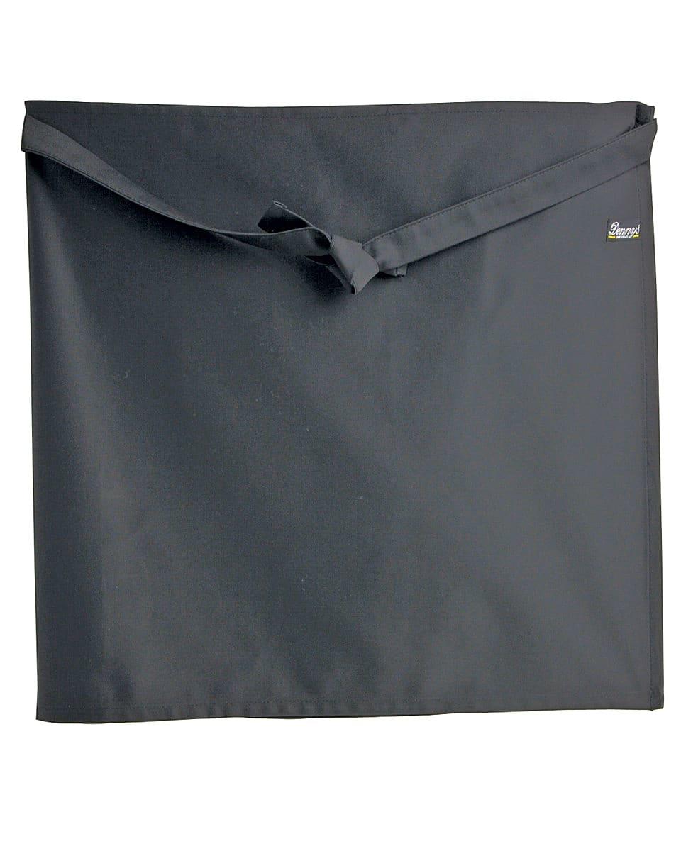 Dennys Economy Short Bar Apron (Without Pocket) in Black (Product Code: DP31CN)