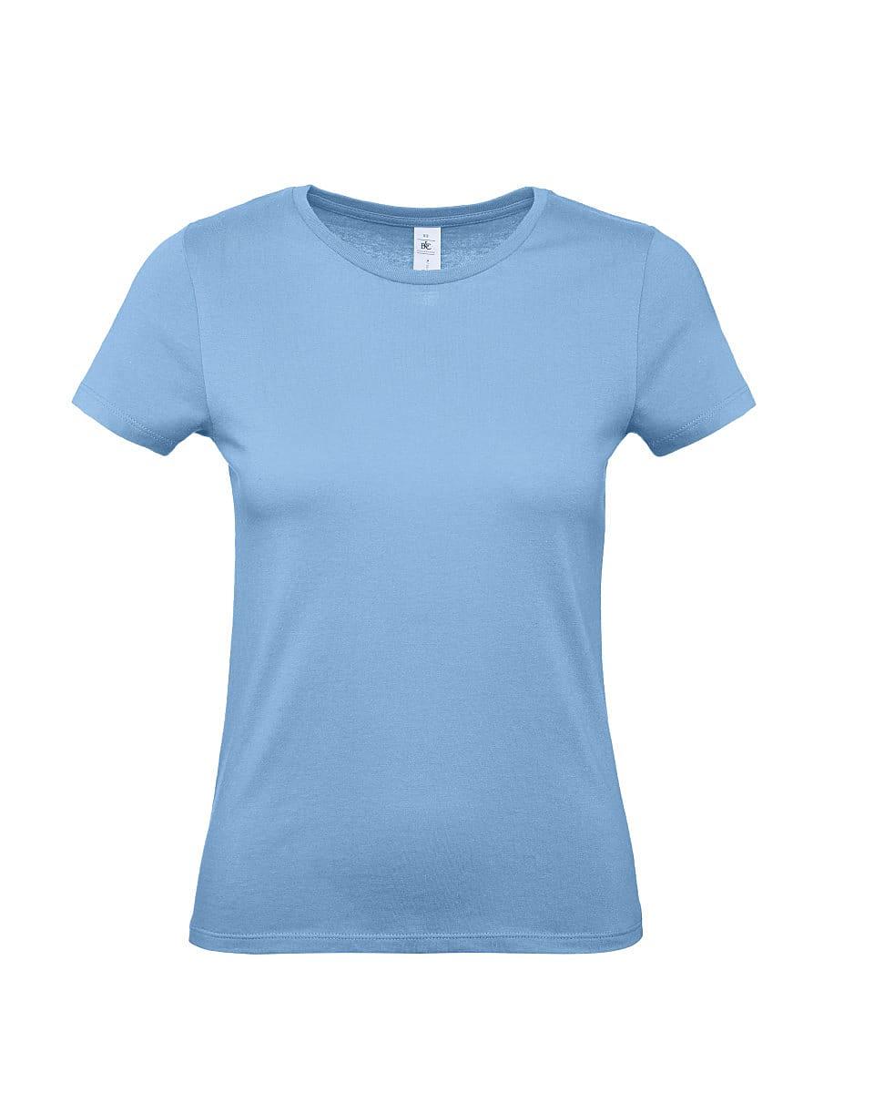 B&C Womens E150 T-Shirt in Sky Blue (Product Code: TW02T)
