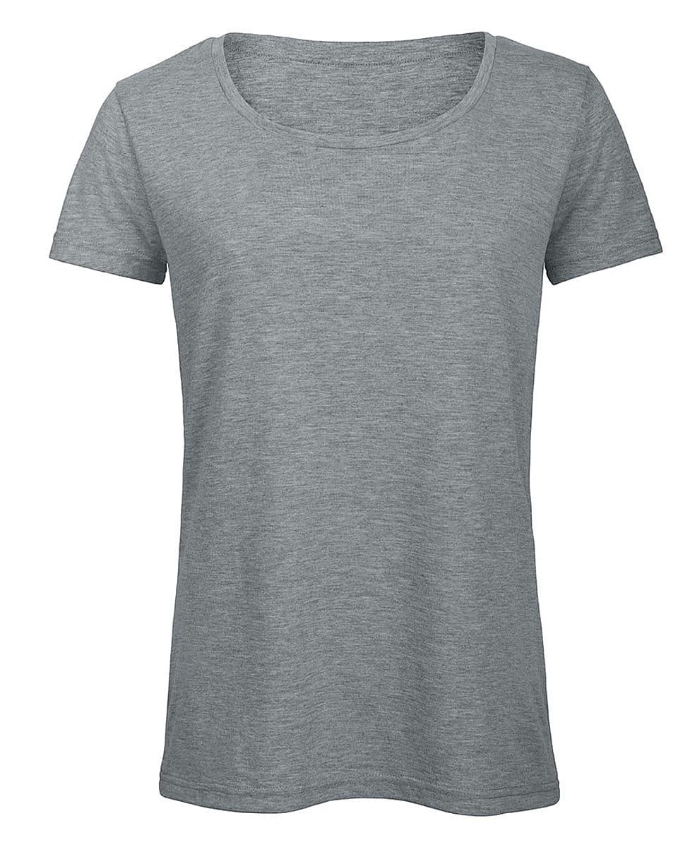 B&C Womens Inspire Triblend T-Shirt in Heather Light Grey (Product Code: TW056)