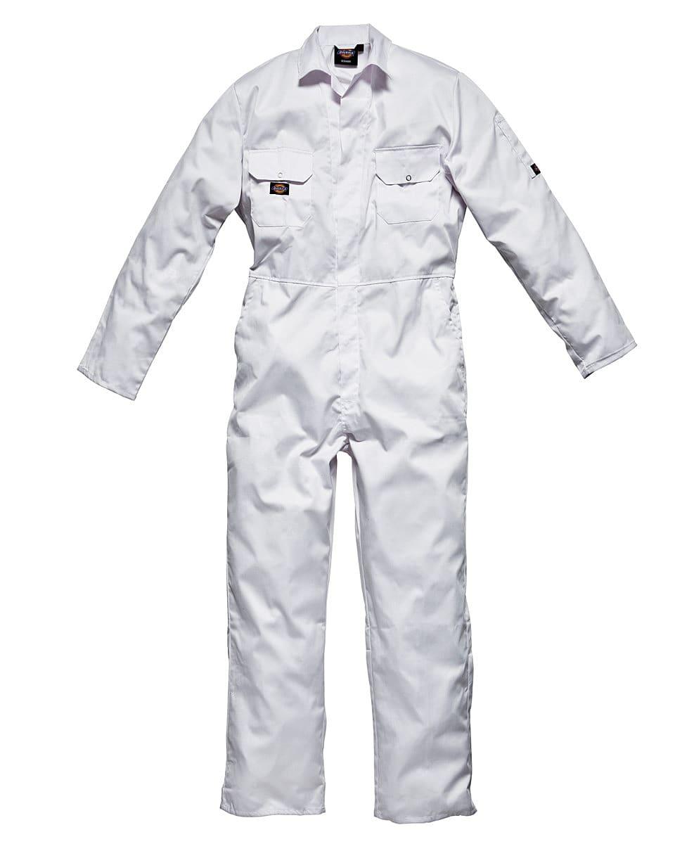 Dickies Redhawk Stud Coverall Regular in White (Product Code: WD4819R)
