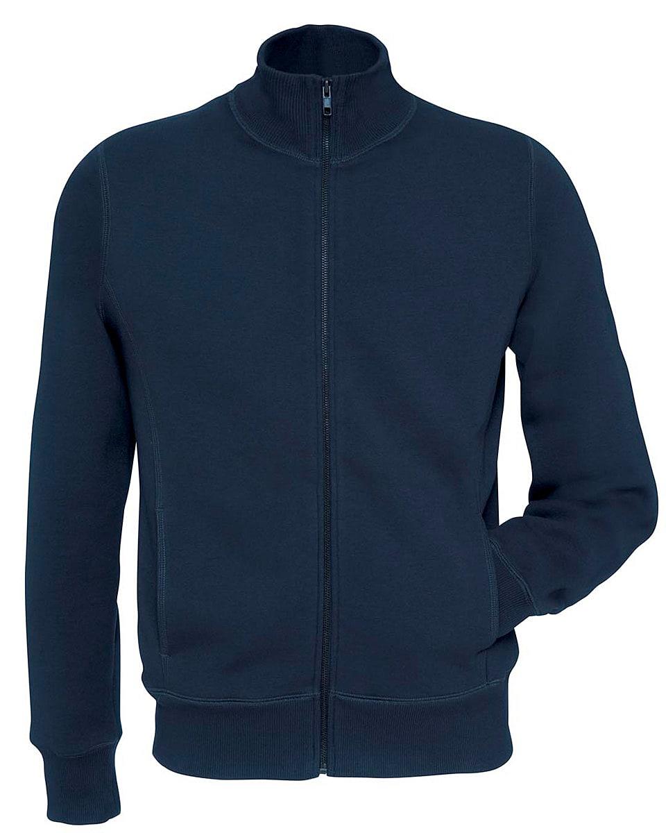 B&C Spider Men Full-Zip Sweat Jacket in Navy Blue (Product Code: WM646)
