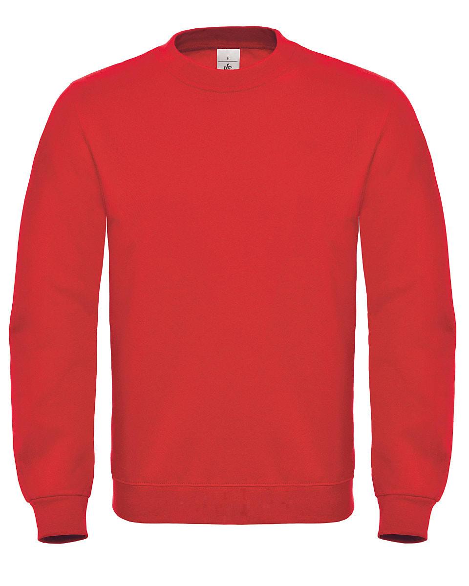 B&C ID.002 Sweatshirt in Red (Product Code: WUI20)