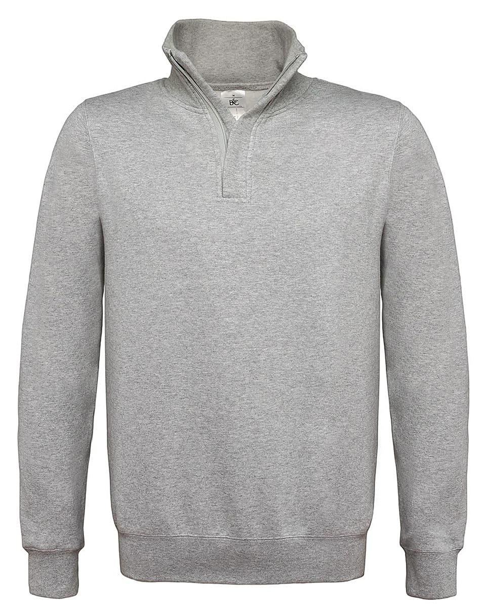 B&C ID.004 Sweatshirt in Heather Grey (Product Code: WUI22)