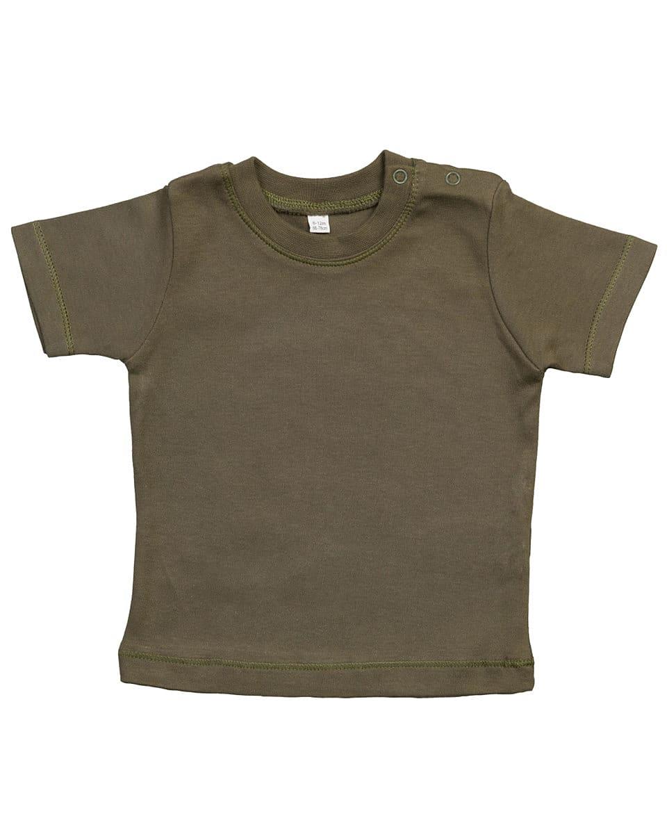 Babybugz Baby T-Shirt in Organic Camouflage Green (Product Code: BZ02)