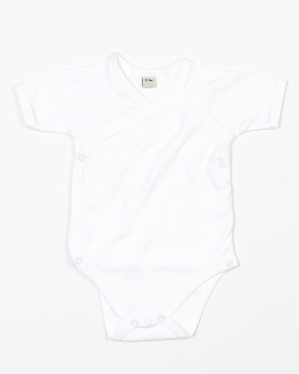 Babybugz Organic Kimono Bodysuit in White (Product Code: BZ05TLC)