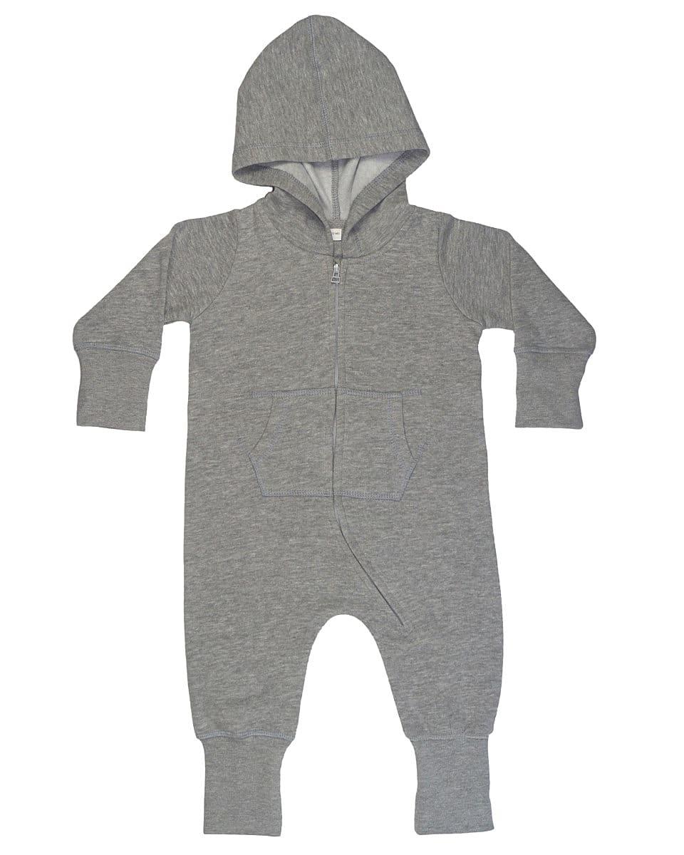 Babybugz Baby All In One in Washed Grey Melange (Product Code: BZ25)