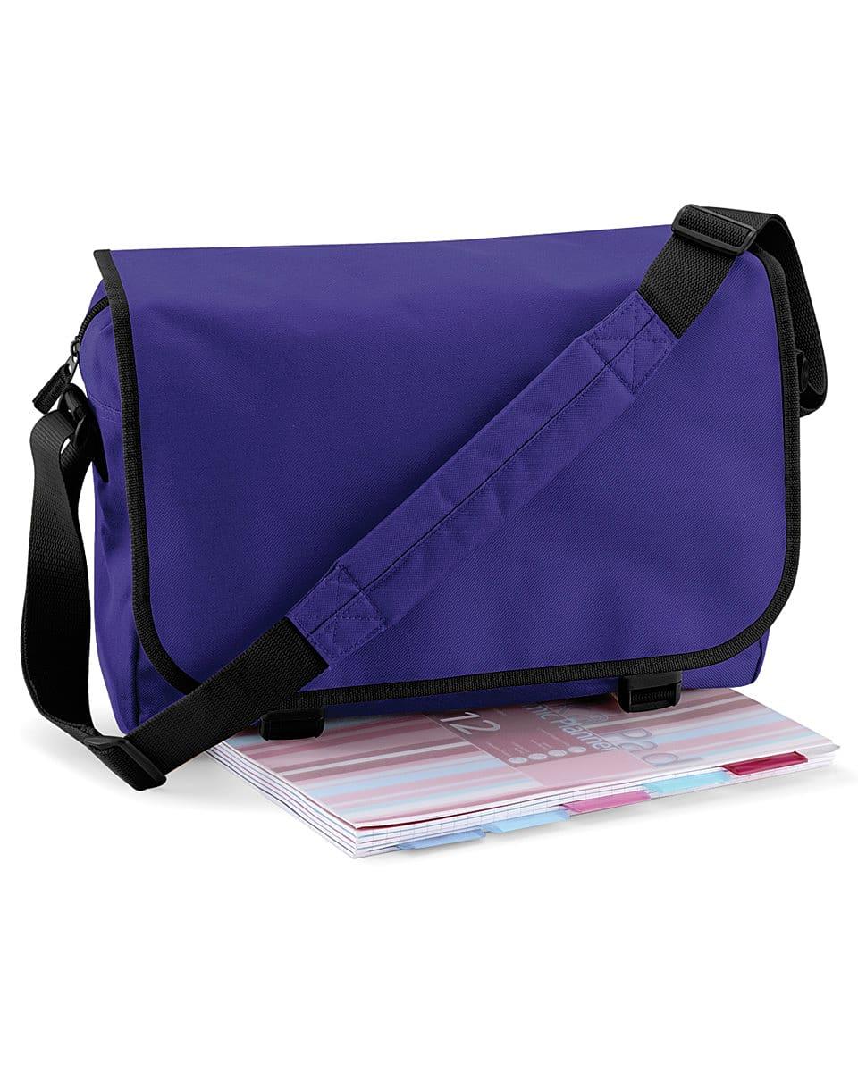 Bagbase Messenger Bag in Purple (Product Code: BG21)