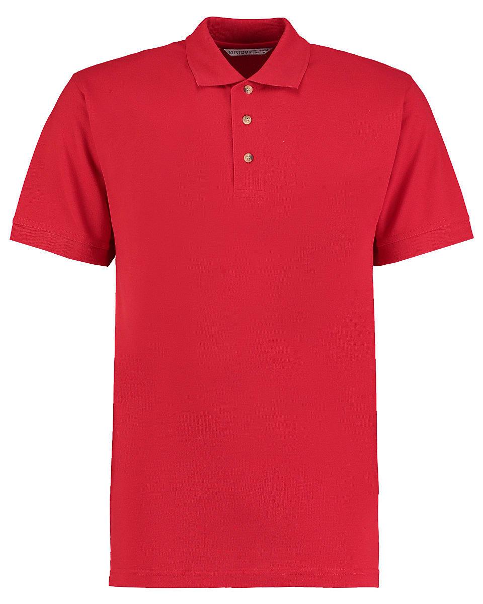 Kustom Kit Workwear Polo Shirt in Red (Product Code: KK400)